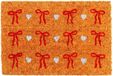 Merkloos Relaxdays Deurmat kokos - strikjes - 60x40 cm - antislip