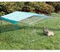 Parc pour lapins en liberté - 115 x 115 cm - Hauteur 60 cm