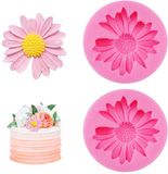 Unyqoos® Set de deux moules de coulée polyvalents en silicone pour des créations florales créatives