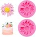 Unyqoos® Set de deux moules de coulée polyvalents en silicone pour des créations florales créatives