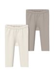 s.Oliver Leggings crème / donkerbeige