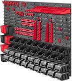 KADAX Werkplaatswandrek, 116 x 78 cm, rood en zwart