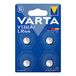 VARTA LR44 / V13GA Alkaline Knoopcel Batterijen - 1,5V - 4 Stuks