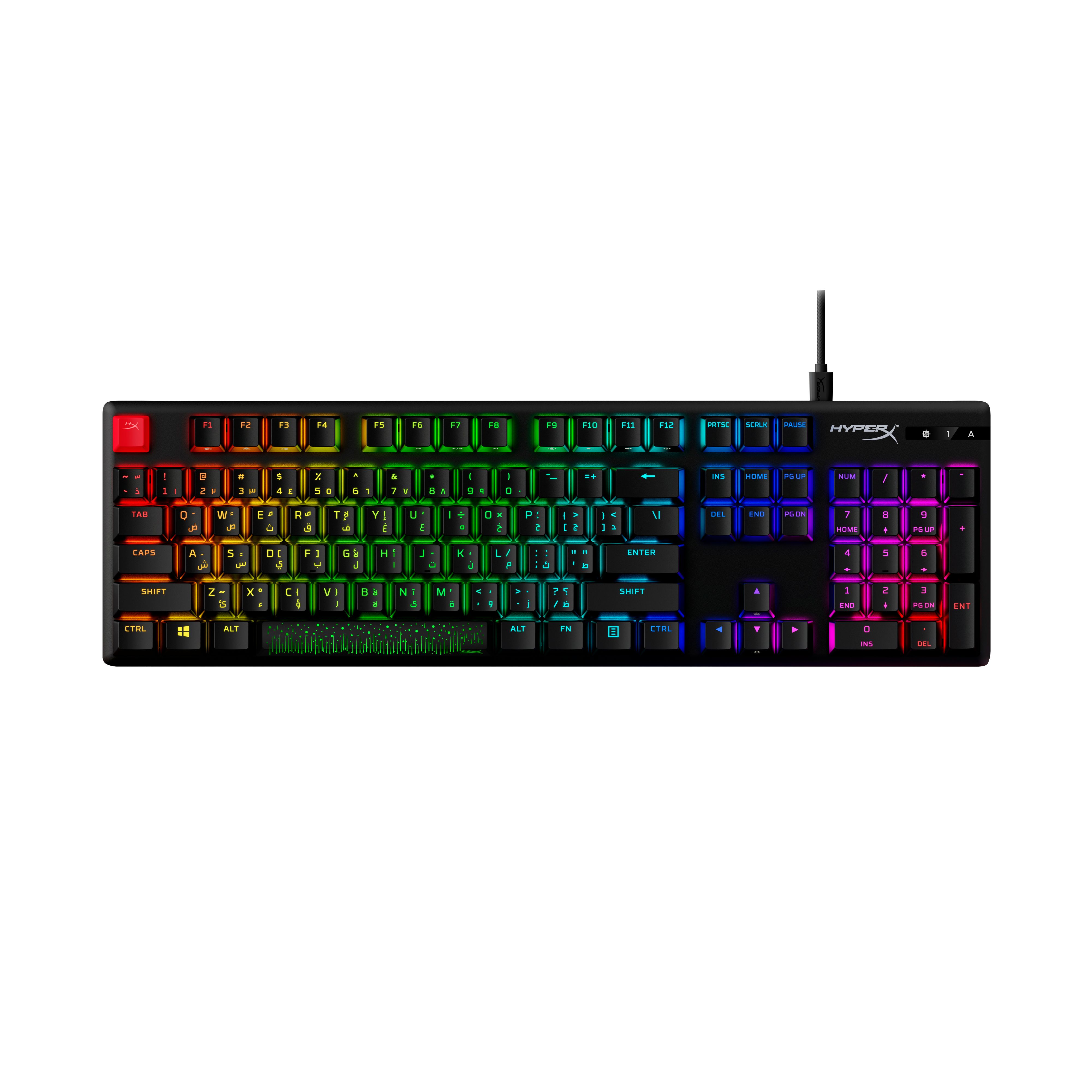 HyperX Alloy Origins PBT - Mechanical Gaming Keyboard - Huano Red - US Layout - Black