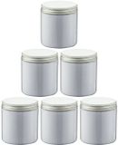 Claudius Cosmetics B.V. Scrubzout Lavendel 300 gram - Pot met aluminium deksel - set van 6 stuks - Hydraterende Lichaamsscrub