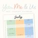 Red Robin You, Me & Us 2027 Square Wall Calendar