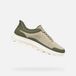 GEOX SPHERICA PLUS HEREN Sneakers - OLIJFGROEN/BEIGE - Maat 40