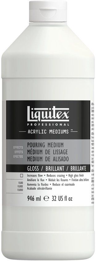 Liquitex 8870513 Professional Pouring Medium 946 ml – Acryl Gietmedium Hoogglans | Acrylic Pouring
