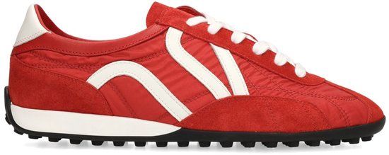 Sacha - Dames - Rode suède sneakers - Maat 41