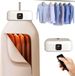 OEM Elektrische mini-droger - Opvouwbare UV-sterilisator - 360° hete lucht - Verstelbaar - Mini - Ideaal voor thuis, op reis, in campers en in kleine wasserijen - Wit