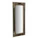 Biscottini Wandspiegel Empire Spiegel om op te hangen, verticaal of horizontaal, L 35,5 x D 4,5 x H 82,5 cm, Made in Italy, afwerking in zilver en zwart antiek