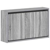 vidaXL Wandgemonteerde Schoenkast ZWOLLE 71 x 17 x 43 cm Bewerkt hout