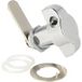 Siso Serrure pour casier Siso 300 Ø 19 x 25 mm, chrome poli DIN droite