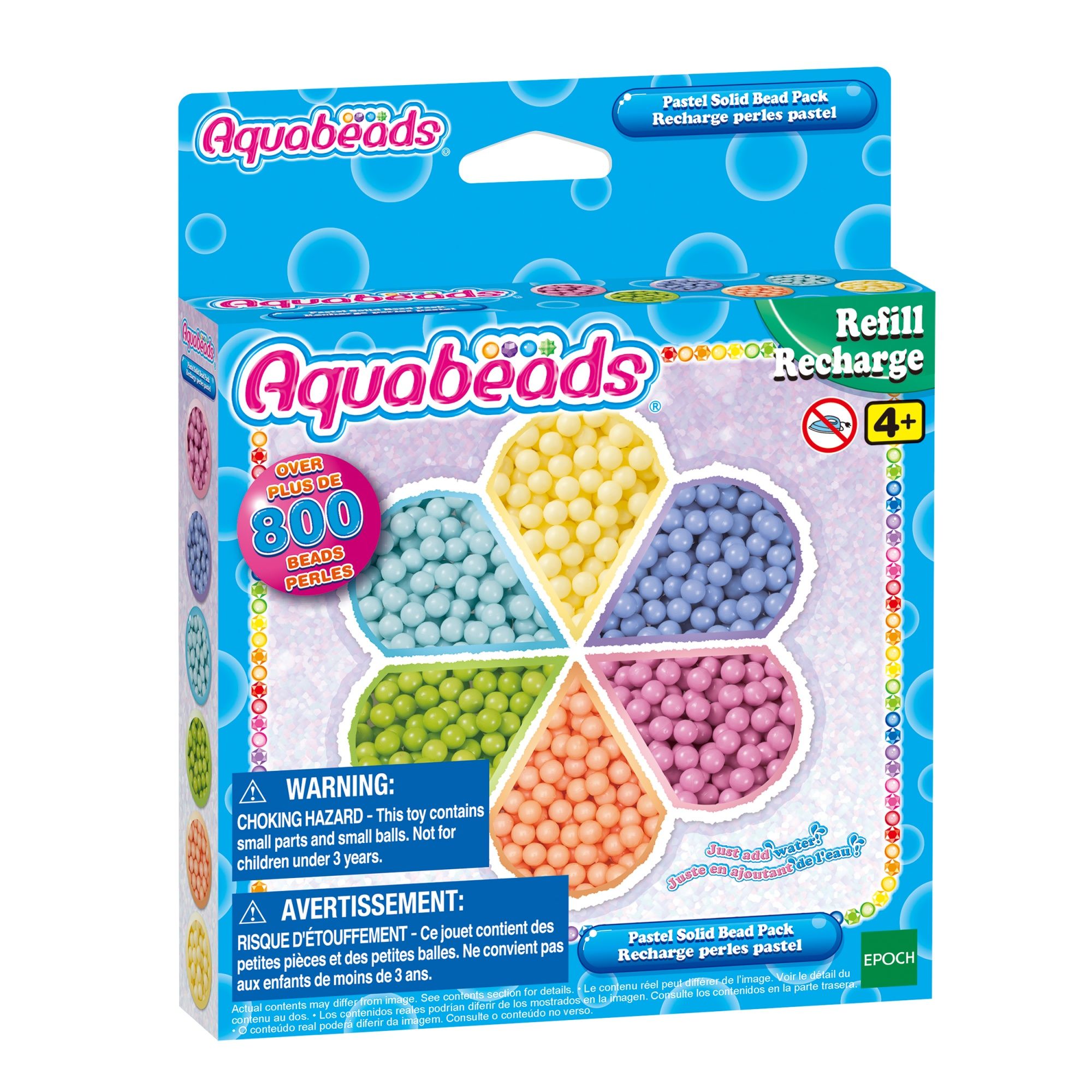 AquaBeads Navulling Pastelparels (800) - 31505