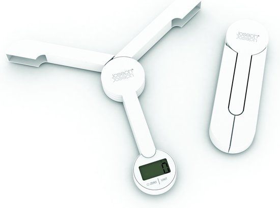Joseph Joseph TriScale Elektronische Keukenweegschaal - Wit