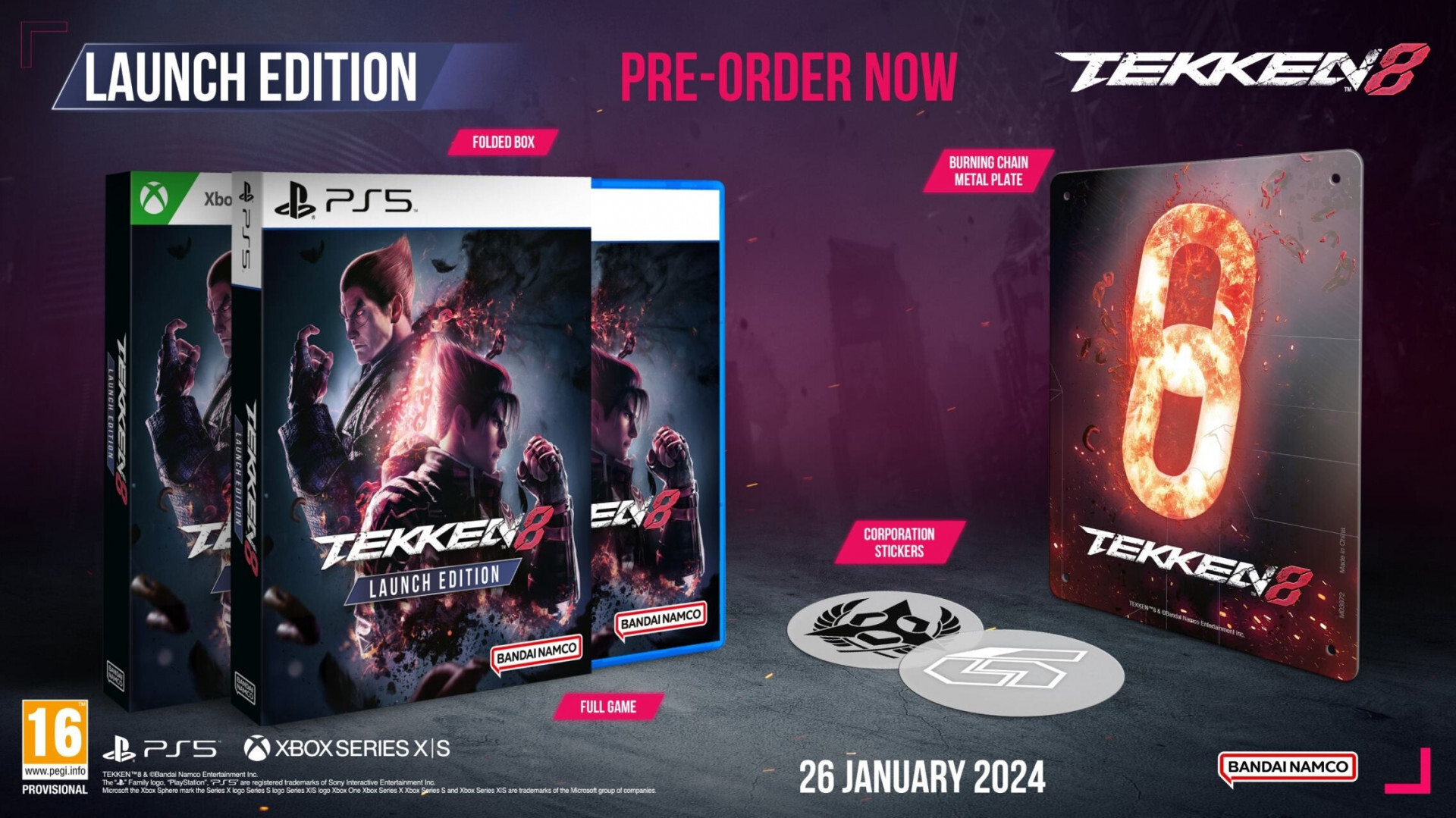 Namco Bandai tekken 8 launch edition