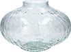 Merkloos Bloemenvaas Urban - helder transparant glas - 31 x 20 cm - decoratieve vaas - bloemen/takken