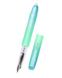 Online MagiXX Turquoise Dream I uitwisbare blauwe inkt vulpen met gum I incl. 1 magiXX patroon I schrijven, wissen en corrigeren in één I vulpen als cadeau voor school en universiteit