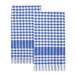 Talking Tables 2 x Blauwe Gingham Keuken Theedoeken Tafellinnen Stof Vaatdoeken Grote Geruite Doek Servetten Absorberend Duurzaam Zacht Katoen Sneldrogend ECO Verpakking 45cm x 70cm