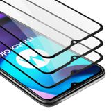 Cadorabo Motorola MOTO E20 / E30 / E40 Screenprotector Zwart 3 stuk(s)