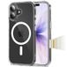 Tech-Protect MagSafe hoesje voor Apple iPhone 17, Flexair Hybrid CC, Transparant