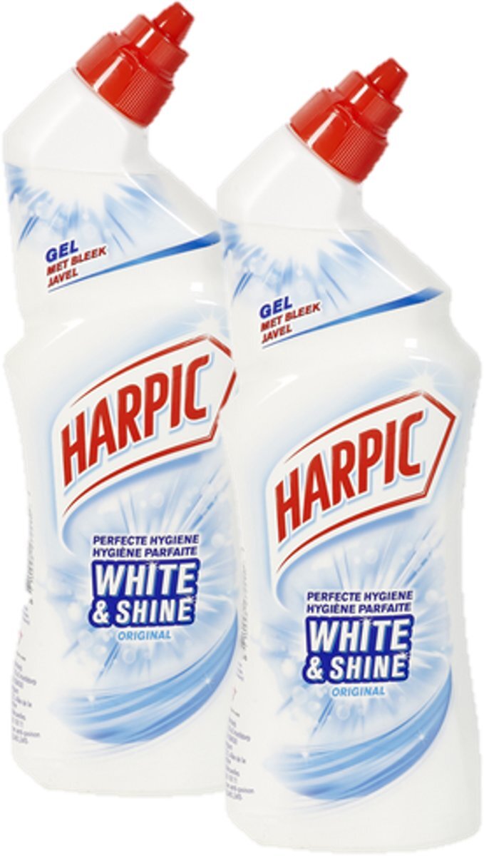 Harpic - White & Shine Original - Toiletreiniger - 750 ml - 2 stuks