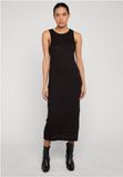 Urban Classics Racerback Rib Lange jurk - Zwart - XXL