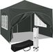 Happyment Luxe Partytent met zijwanden - Grijs - 3x3 m