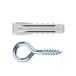 Index Fixing Systems BZALHCTS05 4-segmentpluggen met gesloten bus, 5 x 25 mm, 19 x 70 mm, 4,4 x 50 mm, 6-delige set