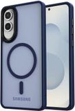Selected by GSMpunt.nl Samsung Galaxy S25 Edge Hoesje met MagSafe Back Cover Matte Blauw
