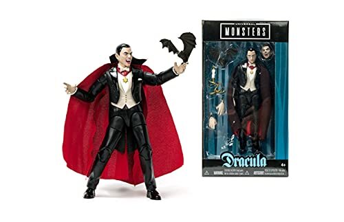 Jada Toys 253251015 Monsters Dracula 6" figuur, zwart, één maat