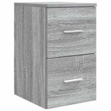 vidaXL Badkamerkast Tussenin Grijs Sonoma 30 x 44,5 x 50 cm