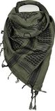 Mil-Tec PLO-halsdoek, Shemagh, 110x110 cm, paratrooper, olijf/zwart
