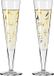Ritzenhoff Champagne Glazen - Vogel Design Goud - 2 Stuks - Kristalglas - 205 ml