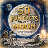 50 Fun Facts About the Moon: Amazing Moon Facts, Space Discoveries & Beautiful Illustrations for Curious Kids