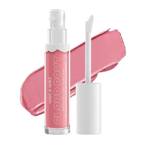 Wet n'Wild Cloud Pout Marshmallow Lip Mousse, Matte Vloeibare Lipstick, Niet-Drogende en Langhoudende Formule, met Arganolie, Avocado-olie en Vitamine E, Pour Some Suga On Me