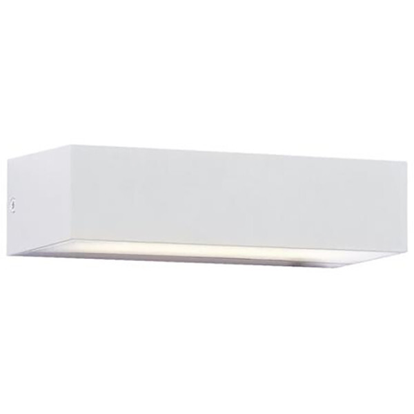 BES LED LED Tuinverlichting - Tuinlamp - Andina - Wand - 9W - Natuurlijk Wit 4200K - Mat Wit - Kunststof