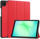 Selected by GSMpunt.nl Samsung Tablet Hoes Geschikt voor Samsung Galaxy Tab A11 | Book Case met Standaard | Kunstlederen Beschermhoes | Tri-fold | Rood