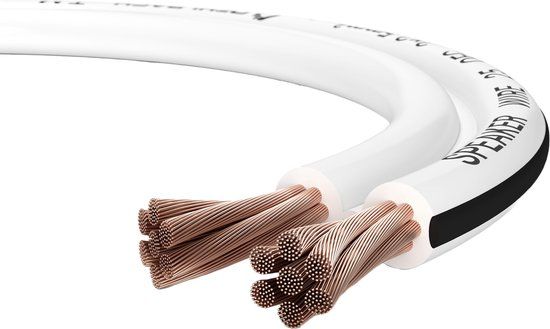 Oehlbach SP-15 - Luidsprekerkabel - 30 m - Wit