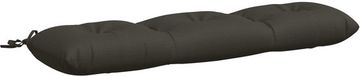 vidaXL Bankkussen VIANEN 100% Polyester Antraciet 110 x 30 x 12 cm