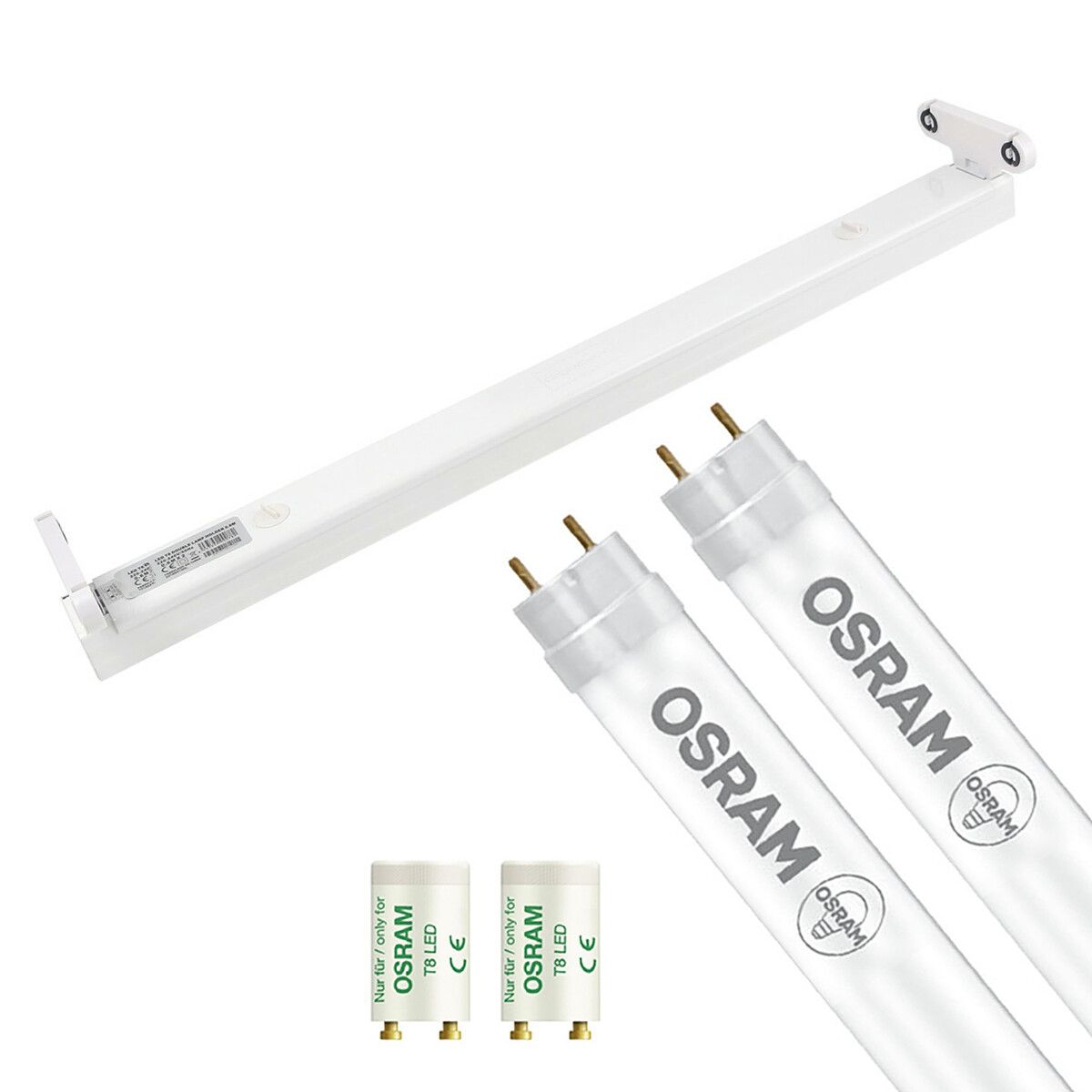 Osram LED TL Armatuur - T8 Buis - SubstiTUBE Value EM 865 - 60cm - 15W - 6500K - Wit