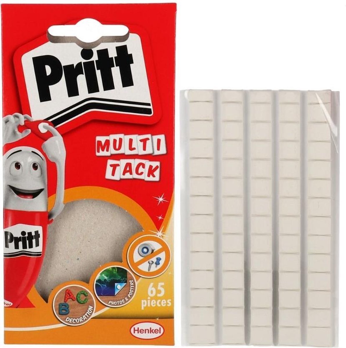 Pritt Dubbelzijdige - Kleefpads - Poster - Buddies - Klevend - Hoekjes - Posters - Decoratie - Ophangen