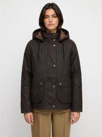 Barbour Jasje Georgette Wax donkerbruin
