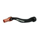 SCAR Versnellingspook pedaal gesmeed compatibel met KTM SX SXF EXCF 150 450 500 16-22 - Oranje