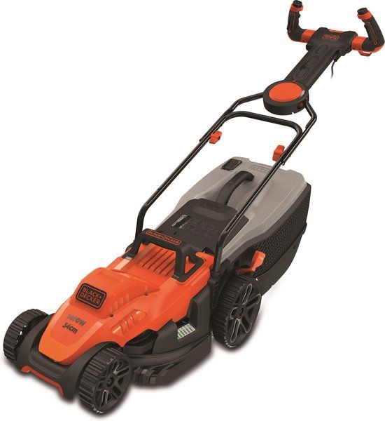 BLACK+DECKER BEMW461ES-QS - Elektrische Grasmaaier - 1400W - 34cm - Met Opvangbak