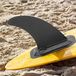 Allecto plus PVC Single Center Afneembare Fin Surfboard Longboard Fin Dock Assault Boot