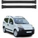Omac Barres de toit en aluminium pour Citroën Nemo 2008-2017 – Tüv / Din 75302:2019 – Charge max 75 kg – 2 barres noir