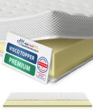 AM Qualitätsmatratzen Premium traagschuim topper 200x200cm - 6 cm hoog