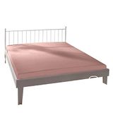 Bassetti Hoeslaken Uni P5/746 Rosé katoen/elastaan, afmetingen: 90cm x 190cm, 100cm x 220cm, 9235179
