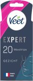 Veet Expert Waxstrips Gezicht Sensitive - 3 x 20 stuks - Voordeelverpakking